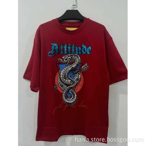 Summer Mens Quality T-shirt Fashion Print T-Shirts6